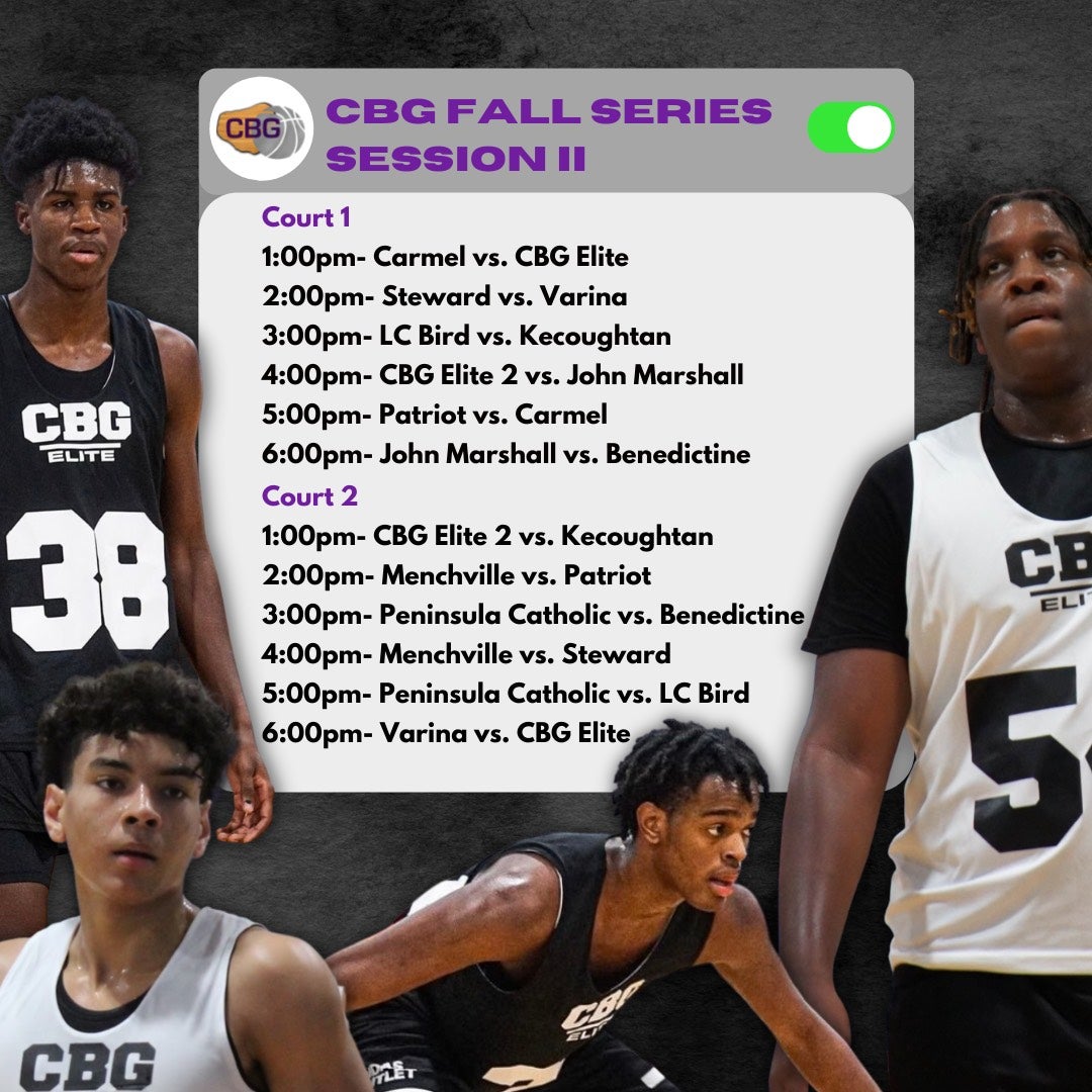 CBG Fall Series Session 2 Live Stream Commonwealth Basketball Group